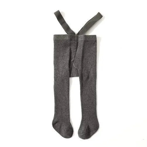 T&C Cozy Knit Baby Tight with Suspenders
