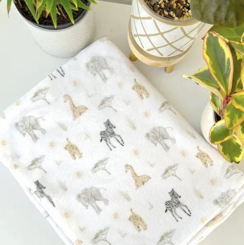 T&C Fleece Blanket/SAFARI