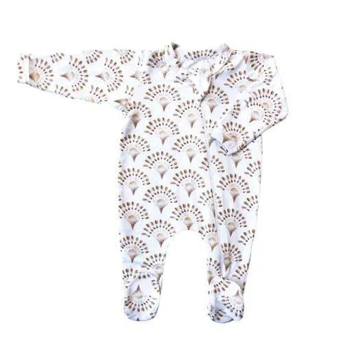 T&C Bohemian Footie - Brushed Cotton