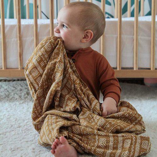 Neutral Baby Swaddles & Burp Cloths