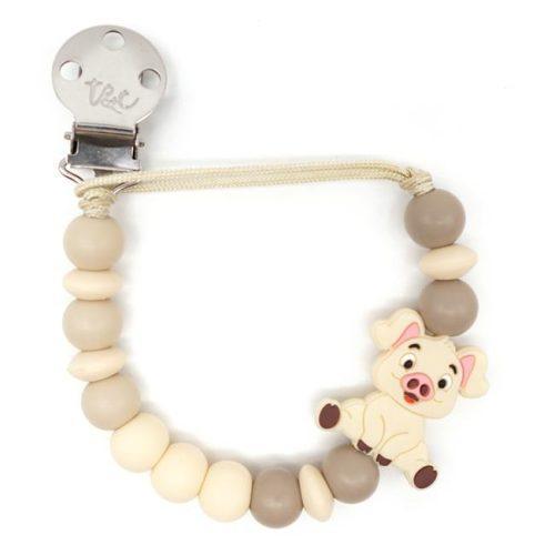 Muncher® Pacifier Clip - #047g Piggy