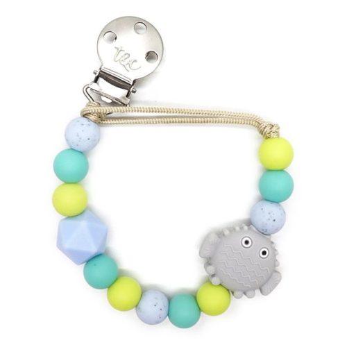 Muncher® Pacifier Clip - #074a Puffer Fish