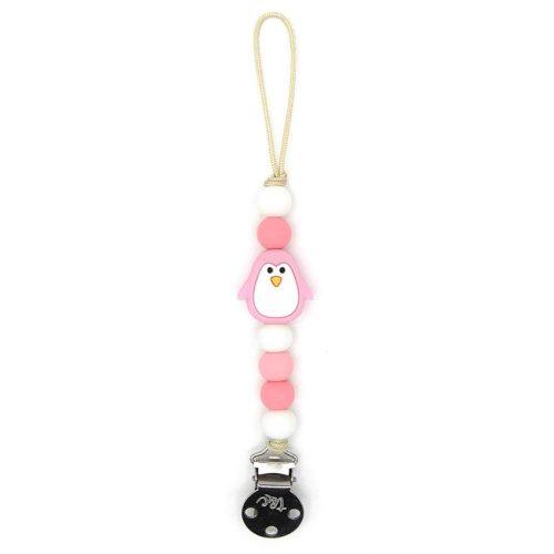 Muncher® Pacifier Clip 104a - Pink Cutie - Image 3