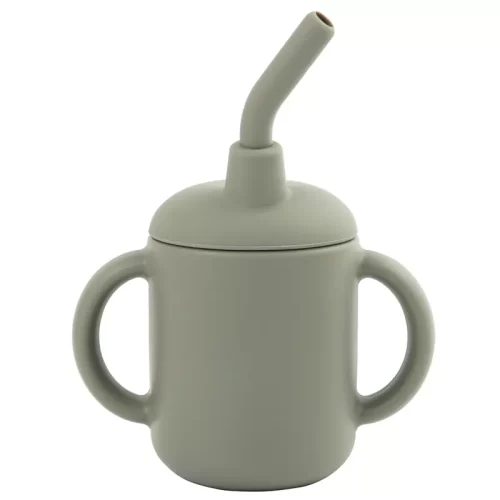 Straw Cup with Handles - Image 2