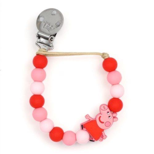 Muncher® Pacifier Clip - #089c Peppa Pig