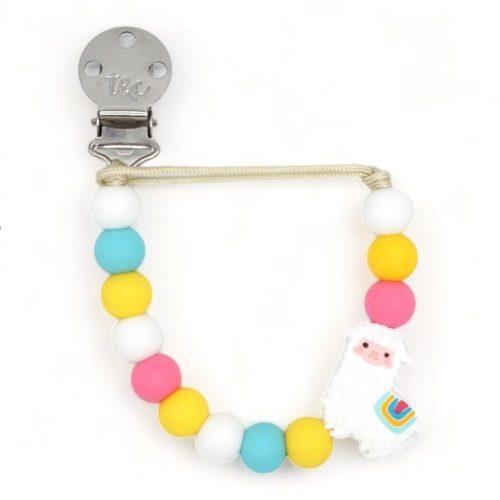 Muncher® Pacifier Clip - #118b Baby Llama