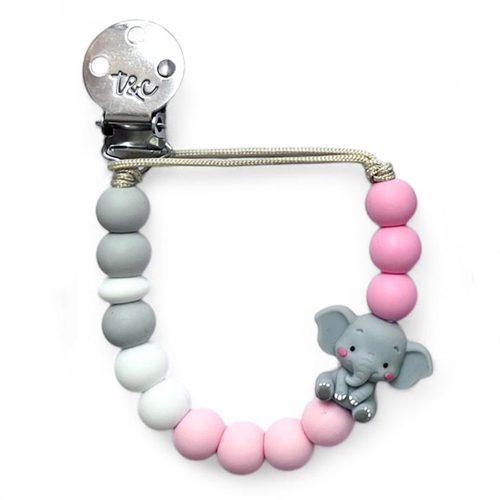 Muncher® Pacifier Clip 107 - Elephant - Image 2